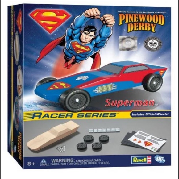 Revell pinewood derby Superman racer kit . - Picture 1 of 3